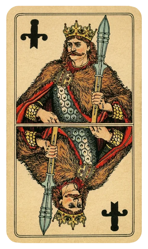 Slavic Tarock – Clubs, King