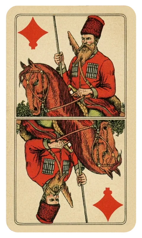 Slavic Tarock – Diamonds, Cavalier