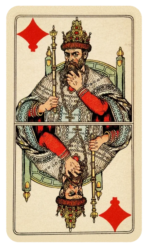 Slavic Tarock – Diamonds, King