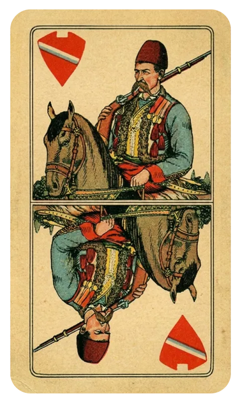 Slavic Tarock – Hearts, Cavalier