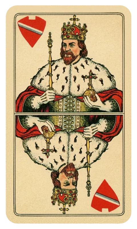 Slavic Tarock – Hearts, King