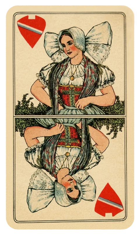 Slavic Tarock – Hearts, Queen