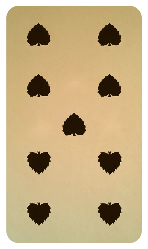 Slavic Tarock – Spades, 9
