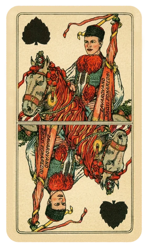 Slavic Tarock – Spades, Cavalier