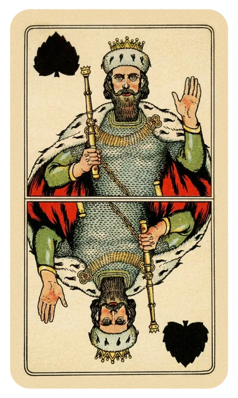 Slavic Tarock – Spades, King